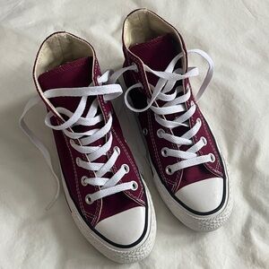 Converse Burgundy Chuck Taylor All Star High Top